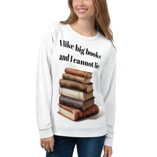 Unisex Sweatshirt, Big Books