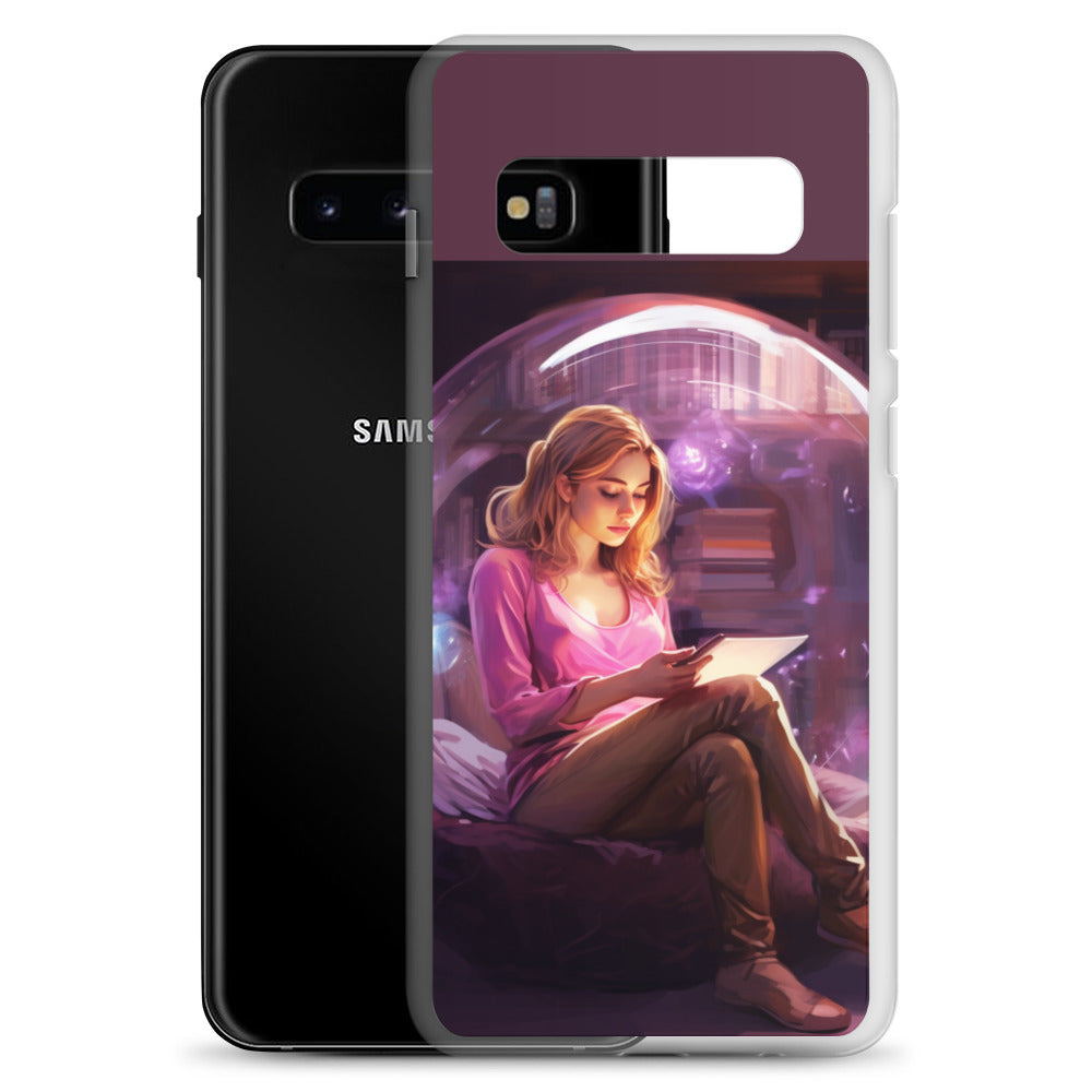 Clear Case for Samsung®, Reading Bubble