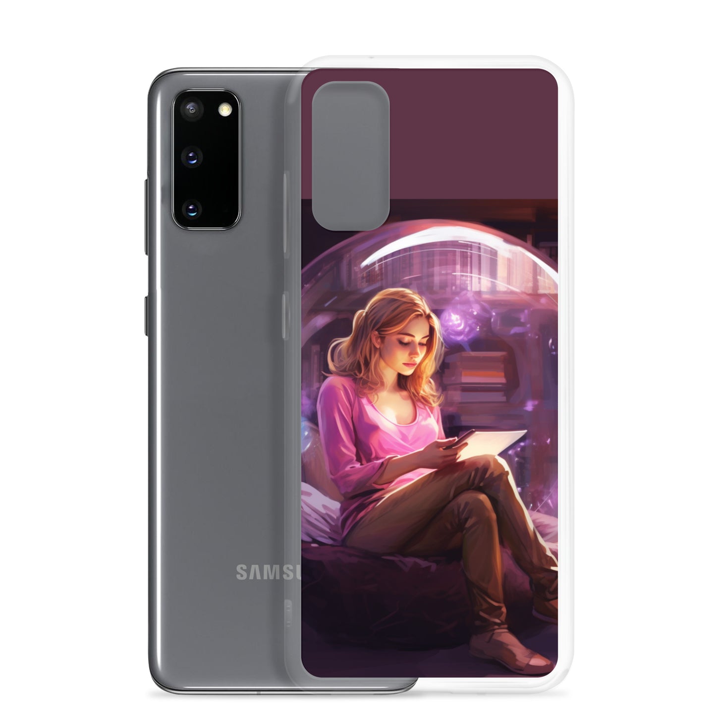 Clear Case for Samsung®, Reading Bubble