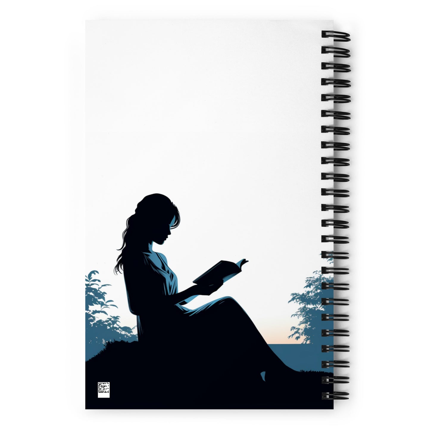 Spiral notebook, Woman Reading